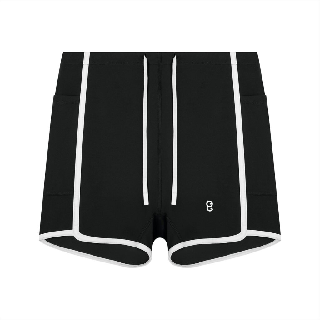 Women's High Waisted Ringer Shorts