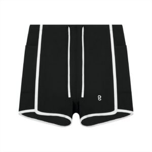 Women's High Waisted Ringer Shorts - Image 1