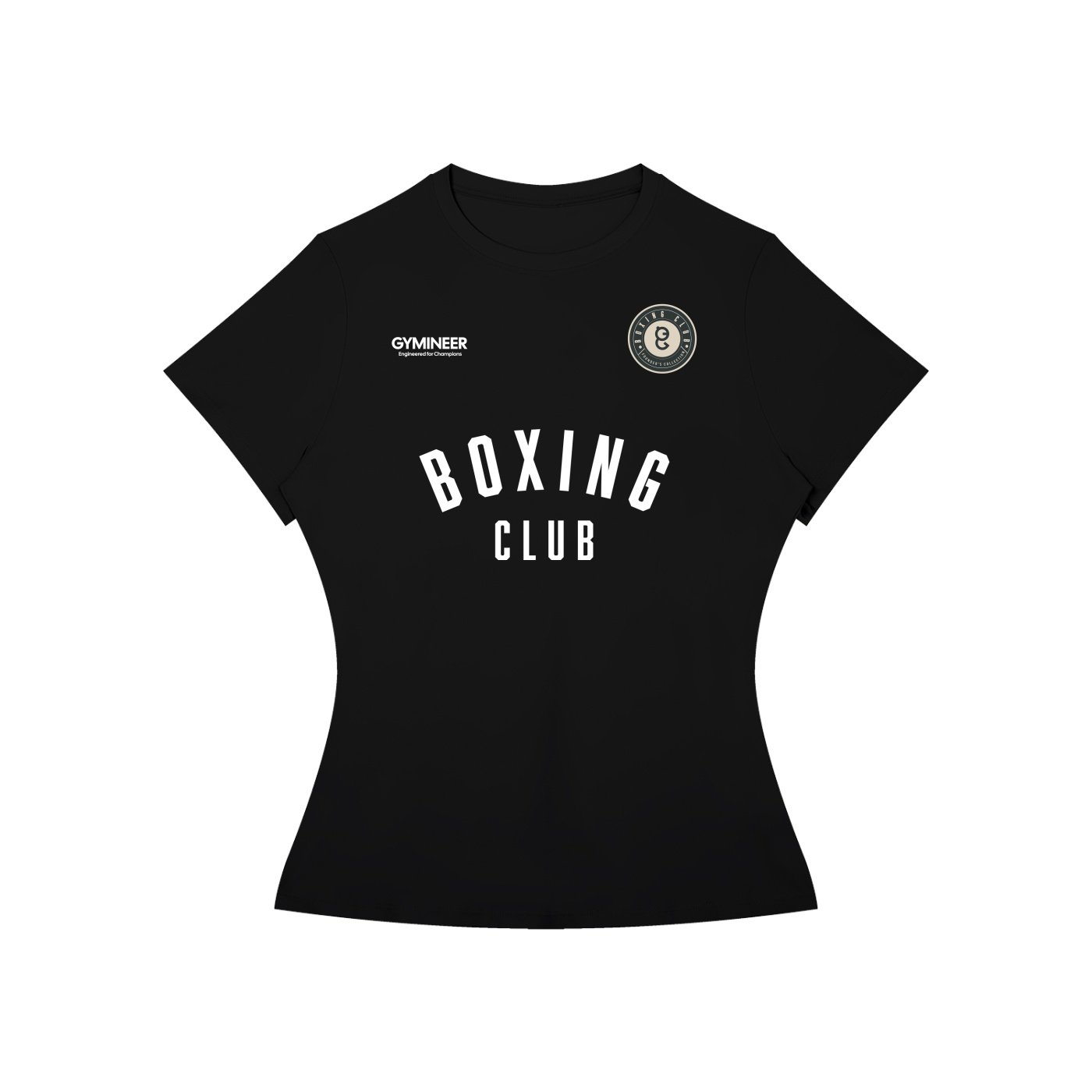 Gymineer FC-001 Performance Short Sleeve Black T-Shirt Women’s - Image 1
